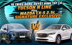 Hyundai Tucson N Line và Mazda CX-5 Signature Exclusive: 10 triệu đồng quyết định tất cả?