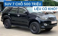 500 triệu có đủ để “ngắm” xe 7 chỗ?
