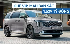 KIA Carnival Hybrid thêm bản Premium với tùy chọn ghế VIP và màu nội thất cá nhân hóa, giá từ 1,539 tỷ