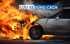 Cháy xe xăng và xe điện: Dập lửa sao cho đúng?