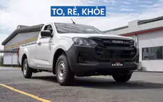 Isuzu D-Max D-Cargo 1000 - bán tải chở hàng chuyên dụng mở bán tại Việt Nam, giá từ 492 triệu đồng