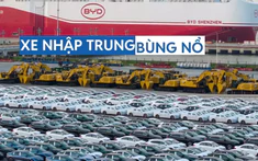 Ô tô nhập khẩu Trung Quốc 8 tháng đầu 2026 gần bằng cả 2025, kim ngạch tăng vọt
