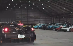 Video đầu tiên về dàn siêu xe Gumball 3000 2024 tham dự tại Việt Nam được tập kết ở Bình Dương