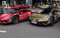 3 chiếc siêu xe chuyên chạy địa hình Lamborghini Huracan Sterrato ở Gumball 3000 2024