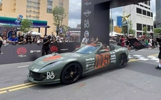 Cận cảnh Ferrari 812 GTS với màu xanh nhám tại Gumball 3000 2024: "Qua" Vũ cũng sắp nhận bàn giao