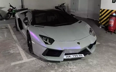 Siêu xe Lamborghini Aventador mui trần được tăng giá thêm 5 tỷ đồng vì mới định danh biển 30K-799.99