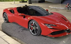 Siêu xe Ferrari SF90 Stradale chính thức có mặt ở Hà Nội sau gần 3 ngày vận chuyển từ Nam ra