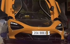 Siêu xe McLaren 720S tái xuất với biển số đẹp của tỉnh Thái Nguyên