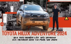 Toyota Hilux Adventure 2024 qua trải nghiệm lần đầu offroad của Tiktoker genZ tại PVOil VOC 2024