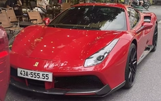 Ferrari 488 GTB mang siêu biển ngũ quý 5 tái xuất trên đường phố Đà Nẵng