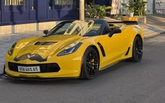 Đại gia ở Cần Thơ chi 40 triệu đồng cho biển số 65A-465.65 để đăng ký Chevrolet Corvette C7 Z06 Convertible