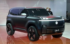 MG Cyber X - SUV điện với thiết kế vuông vức và đèn pha ẩn như siêu xe Ferrari cổ