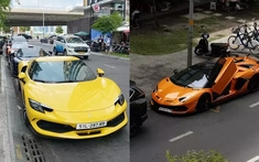 Dàn siêu xe tụ tập ở Tp.HCM: Lamborghini Aventador SVJ Roadster là điểm nhấn