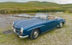 Mercedes-Benz 190 SL mà "Qua" Vũ đang có khoảng 6 chiếc được 1 dân chơi độ lại hệ truyền động bằng điện