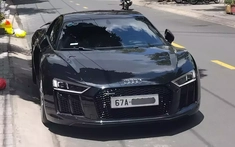 Audi R8 V10 Plus này thật sự có duyên với các tỉnh thành miền Tây