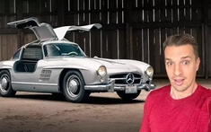 YouTuber vỡ òa trong sung sướng khi mua được Mercedes-Benz 300 SL Gullwing dù phải bán xe Bugatti