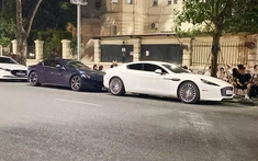 Cặp đôi Maserati Granturismo và Aston Martin Rapide S đi "ăn khuya" đỗ cùng nhau