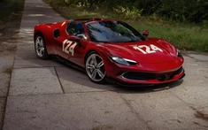 Cận cảnh Ferrari 296 GTS lấy cảm hứng từ chiếc xe đua huyền thoại 250 LM mang số 124