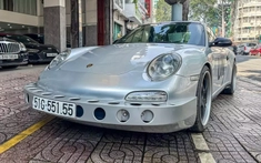 "Qua" Vũ đã lâu lắm mới cầm lái lại chiếc xe Porsche 911 997 độ cực lạ