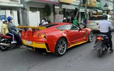 Chevrolet Corvette C7 Z06 mang phong cách Iron Man ở Việt Nam