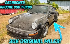 Porsche 930 Turbo để ở garage 19 năm không lăn bánh