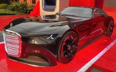 Vén màn Mercedes-Benz Vision Iconic - xe coupe hạng sang với lưới tản nhiệt khổng lồ và nội thất độc đáo