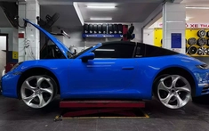 Chủ nhân Lamborghini Aventador SV độc nhất Việt Nam lên bản độ cho xe Porsche 911 Targa 992 mới tậu