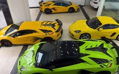 Bộ 3 siêu xe Lamborghini Aventador "SVJ" xuất hiện tại Hà Nội