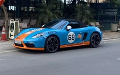 Porsche 718 Boxster Gulf Oil hàng lạ tại Việt Nam