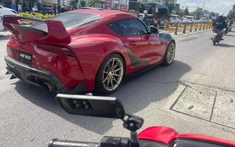 Toyota GR Supra mang biển số "lạ" xuất hiện tại Đà Nẵng, xe độ body kit thân rộng đẹp mắt