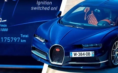 Choáng với chiếc siêu xe Bugatti Chiron có số ODO còn cao hơn cả "xe cỏ"