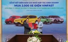Một công ty taxi mua 2.000 chiếc ô tô điện VinFast