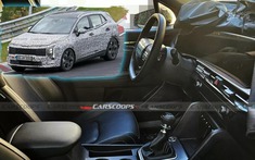 Kia Sportage 2025 lần đầu lộ rõ ngoại thất, ‘khoe’ vô lăng 2 chấu mới, màn hình cong lớn như Tucson