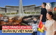 Bảo tàng quân sự "khủng" nhất Việt Nam ngày đầu mở cửa: Nhiều gia đình đưa con đến tham quan để hiểu hơn về lịch sử hào hùng của dân tộc