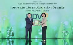 BIDV nhận giải thưởng “Top 10 Báo cáo thường niên tốt nhất – Nhóm ngành tài chính”