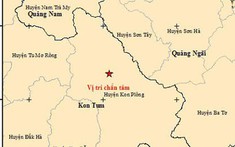 Liên tiếp 10 trận động đất xảy ra ở Kon Tum