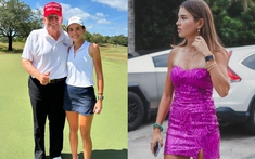 Cháu nội 17 tuổi của Donald Trump có vóc dáng ấn tượng nhờ tập golf