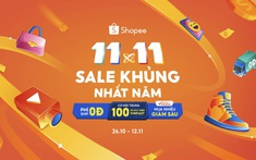 Sale đôi 11/11 có gì trên Shopee: Mã freeship đến 500.000đ, cơ hội trúng xe máy điện Vinfast, xem live stream "giật" voucher