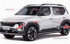 SUV mới của Kia lần đầu lộ ảnh chính thức: Dáng như MPV, lớn hơn Sonet, có ghế ngồi ‘sáng tạo’