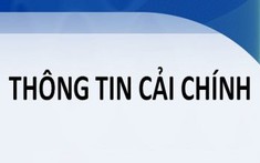 Tin Cải chính