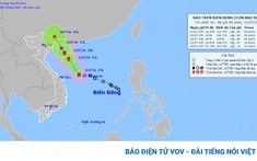 Bão số 2 di chuyển nhanh, giật cấp 11