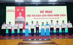 Tổng công ty Tân cảng Sài Gòn tổ chức hội thi báo cáo viên năm 2024