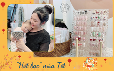 Ngày cuối năm trong tiệm nails của mẹ bỉm sữa Hà Nội: Vừa bế con vừa nối mi cho khách, 12 tiếng phục vụ cả trăm khách chen nhau