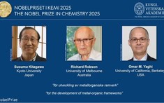 Giải Nobel Hóa học năm 2025 - Dấu ấn của nhà khoa học gắn bó với Đại học Quốc gia - Hồ Chí Minh