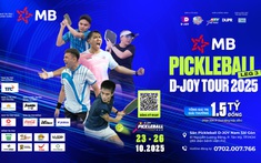 MB Pickleball D-Joy Tour 2025 chặng 3 bùng nổ, hướng đến Vietnam Masters