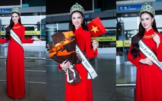 Trịnh Mỹ Anh chính thức khởi hành đến Philippines, bắt đầu hành trình thi "Miss Earth 2025"