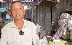 Nam nghệ sĩ sống trong lều lợp tôn, xung quanh rác thải, ăn nhờ đàn em: "Tôi khổ quá"