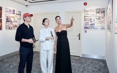 Ngô Thanh Vân - Huy Trần giản dị xuất hiện tại triển lãm của Vũ Cẩm Nhung