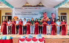 Trường học vùng sâu Quảng Trị ‘thay da đổi thịt’ nhờ 20 công trình vệ sinh mới