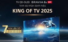 Sony BRAVIA 8 II gây sốt toàn cầu với giải thưởng “King of TV 2025”